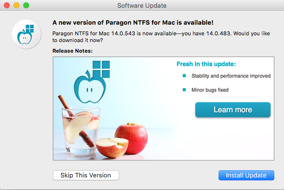 descargar gratis Paragon NTFS for Mac Lion